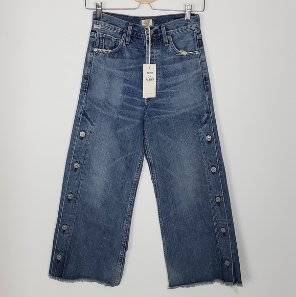 Citizens Of Humanity Denim - Citizens of Humanity Emma High Rise Wide Leg  Crop